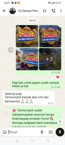 Testimonial Papan Bunga Pernikahan the icon